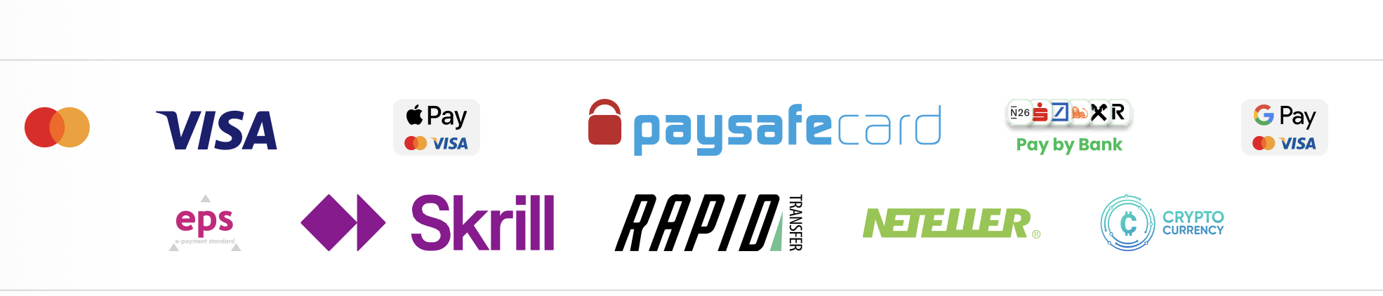 Zahlungsmethoden im Monro Casino: Visa, Mastercard, Apple Pay, Google Pay und Kryptowährungen